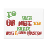 To Skate Postcard
