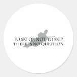 To Ski or Not To Ski (waterskiing) Sticker