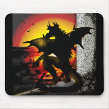 to stone at sunrise mouse mat