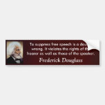 To suppress free speech bumper sticker