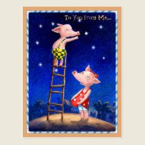 To take the star postcards