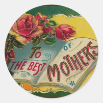 To The Best Mothers Vintage stickers