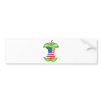 'to the core' American,U.S. Flag Bumper Stickers