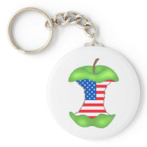 'to the core' American,U.S. Flag Keychains