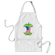 'to the core ' American,US Flag Aprons