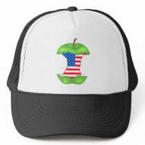 'to the core ' American,US Flag Trucker Hats