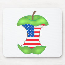 'to the core ' American,US Flag Mousepads