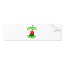 'to the core' Wales Bumper Sticker