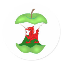 'to the core' Wales Sticker