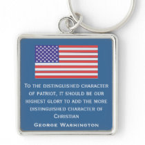 To the distinguished character of patriot, it shou keychains