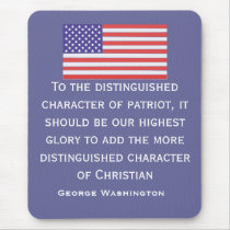 To the distinguished character of patriot, it shou mousepads