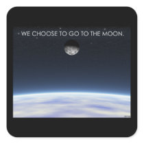 To The Moon Sticker