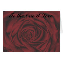 To the One I Love Card