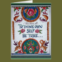 To Thine Own Self Be True by Barbara Beck-Azar cards