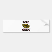 Toad Geek Bumper Sticker
