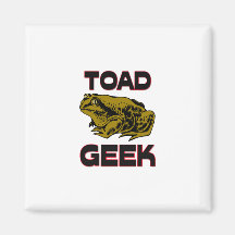 Toad Geek Fridge Magnet