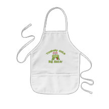 Toadally Cute Big Sister Apron