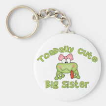 Toadally Cute Big Sister Key Chain