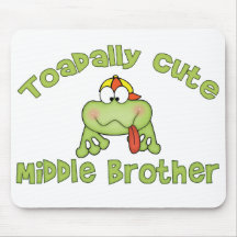 Toadally Cute MIddle Brother Mousepad