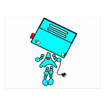 Toaster girl postcards