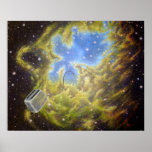 Toaster Passes the Eagle Nebula Poster