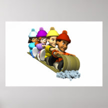 Tobaggan Print