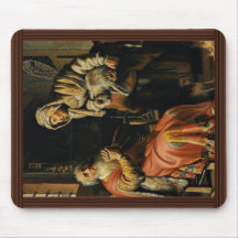Tobit And Anna With The Kid Bokje By Rembrandt Van Mousepads