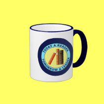 TODAY A READER TOMORROW A LEADER mugs