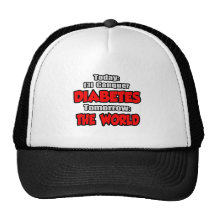 Today Diabetes .. Tomorrow, The World Mesh Hat