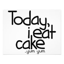 Today i eat cake (Birthday) invitations