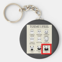 Today I Feel Chaotic Evil Key Chains