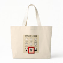 Today I Feel Neutral Evil Canvas Bags