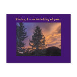 Today, I was thinking of you... Post Cards