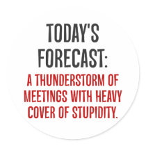 Today is going to be full of meetings (2)