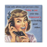 Today is not your day retro image mug