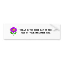 today-is-the-first-day-of-the-rest-of-your bumper stickers