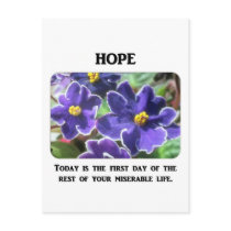 today-is-the-first-day-of-the-rest-of-your postcard
