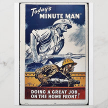 Today's Minute Man Flyer Design