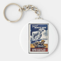 Today's Minute Man Keychains