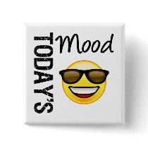 Today's Mood Emoticon Cool with Shades