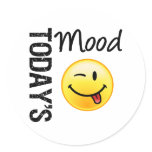 Today's Mood Emoticon Playful stickers