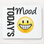 Today's Mood Very Happy Emoticon Mouse Mat