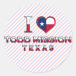 Todd Mission, Texas Stickers