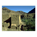 Todra Gorge oasis, Morocco Desert Post Card