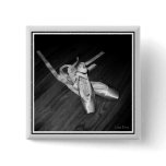 'Toe Shoes' Square Pin (B&W)