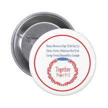 Together, 9-12 Project Pinback Buttons