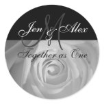 Together as One Names with Rose Photo stickers