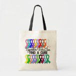 Together We Can Find a Cure Cancer Ribbons Bag