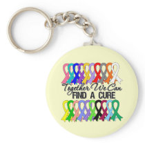 Together We Can Find a Cure Cancer Ribbons