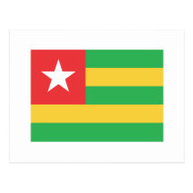 Togo Flag Postcards